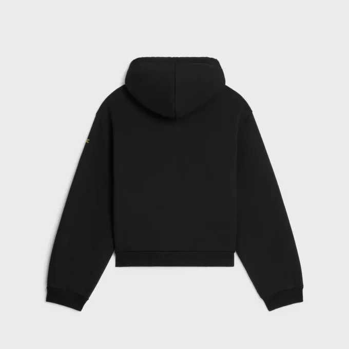 Zipped Hoodie in Cotton Fleece Zipped Hoodie in Cotton Fleece