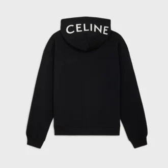 Zipped Hoodie in Cotton Fleece
